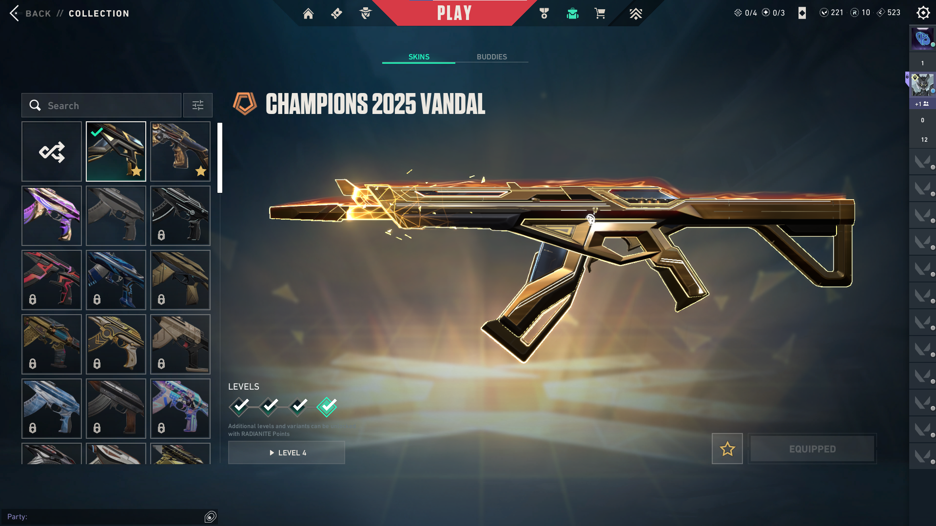НАВСЕГДА! EU | 50 Скинов | Champions 2025 Bundle | Клинки Примордии | Vandal Эмондир — фото 2